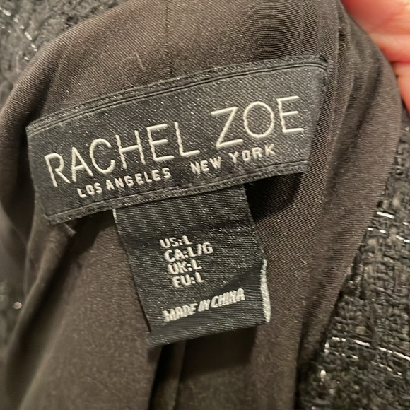 NWOT Rachel Zoe tweed blazer Size L - Picture 7 of 7